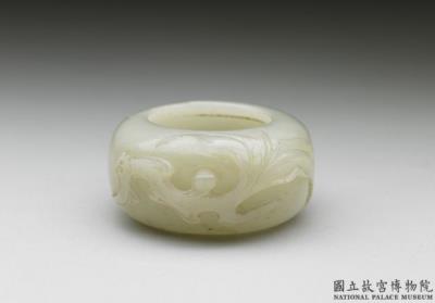 图片[3]-Jade water holder in the shape of a peach, Qing dynasty (1644-1911)-China Archive